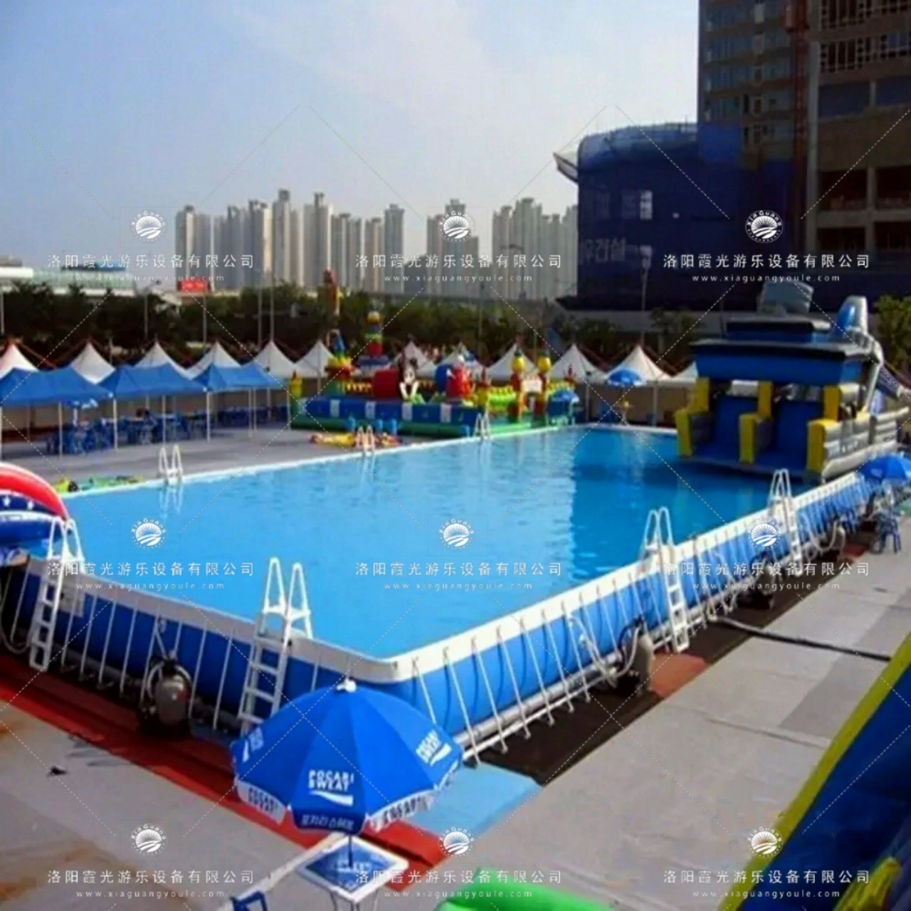 吴川广告支架游泳池